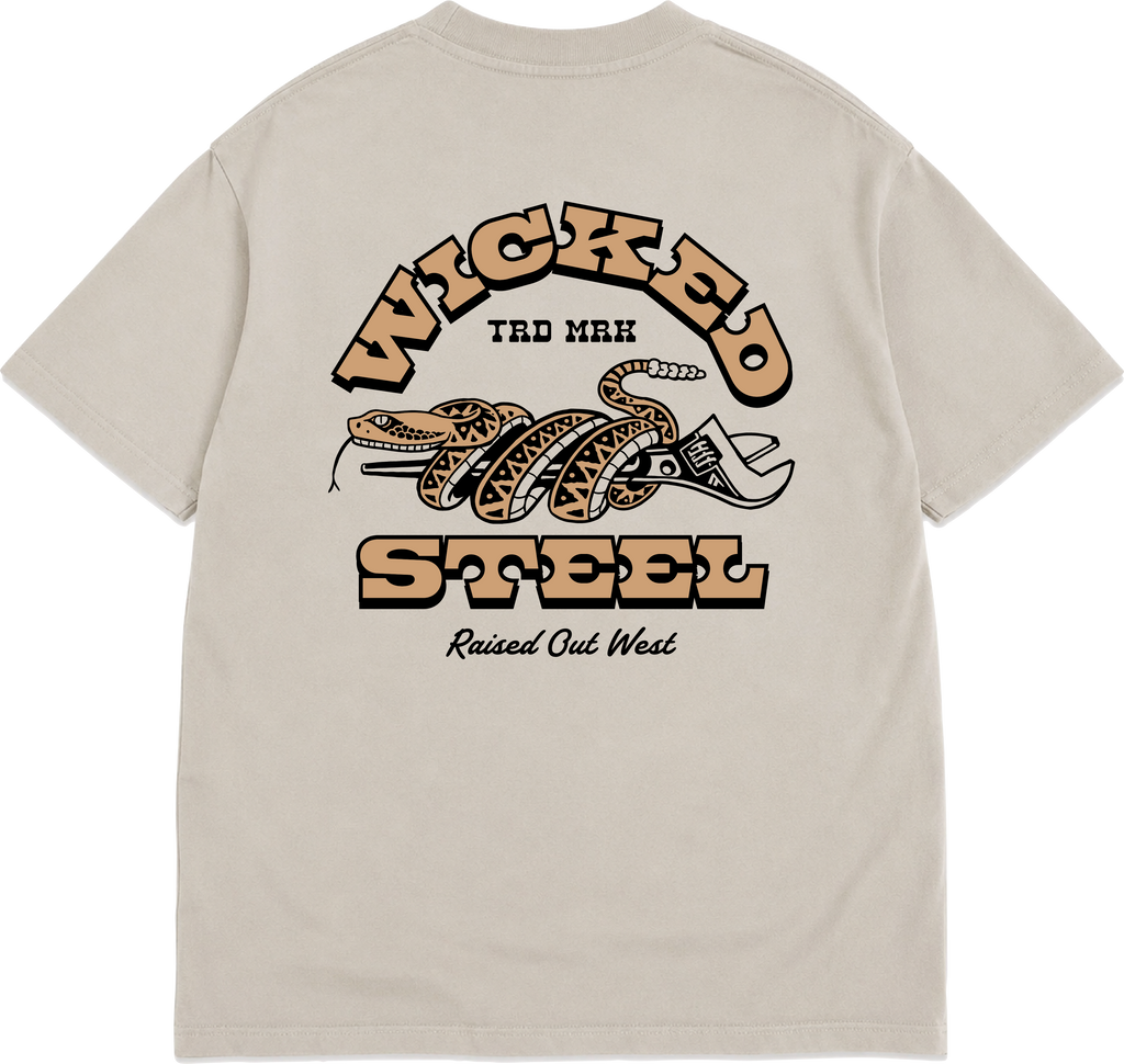 Raised out West Rattler Tee