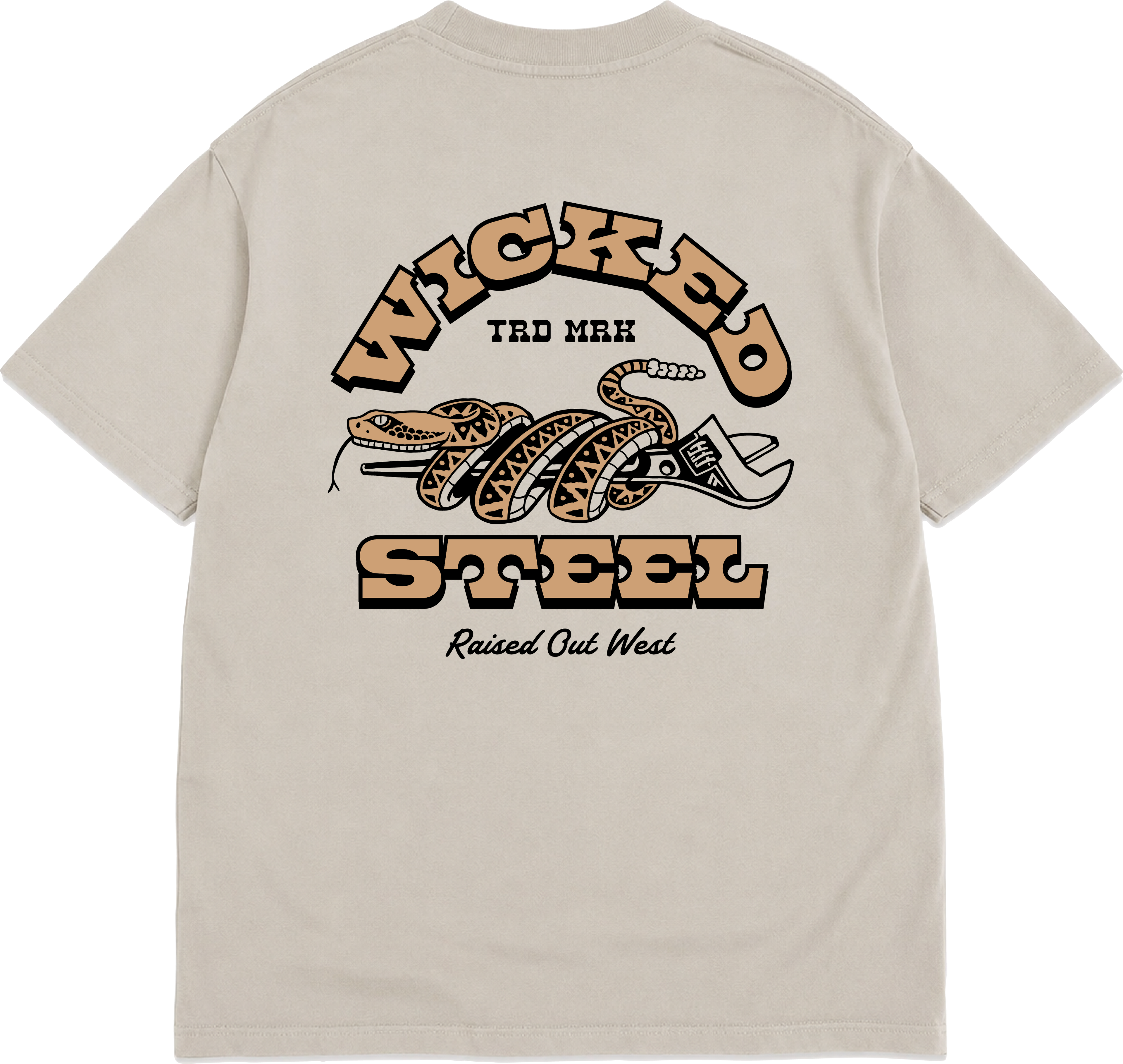 Raised out West Rattler Tee