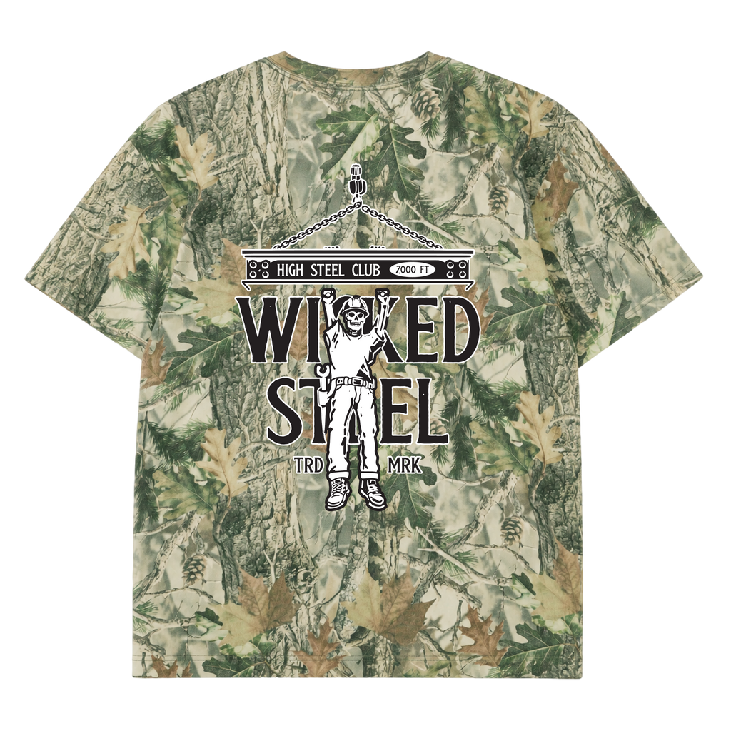 High Steel Club Camo Tee